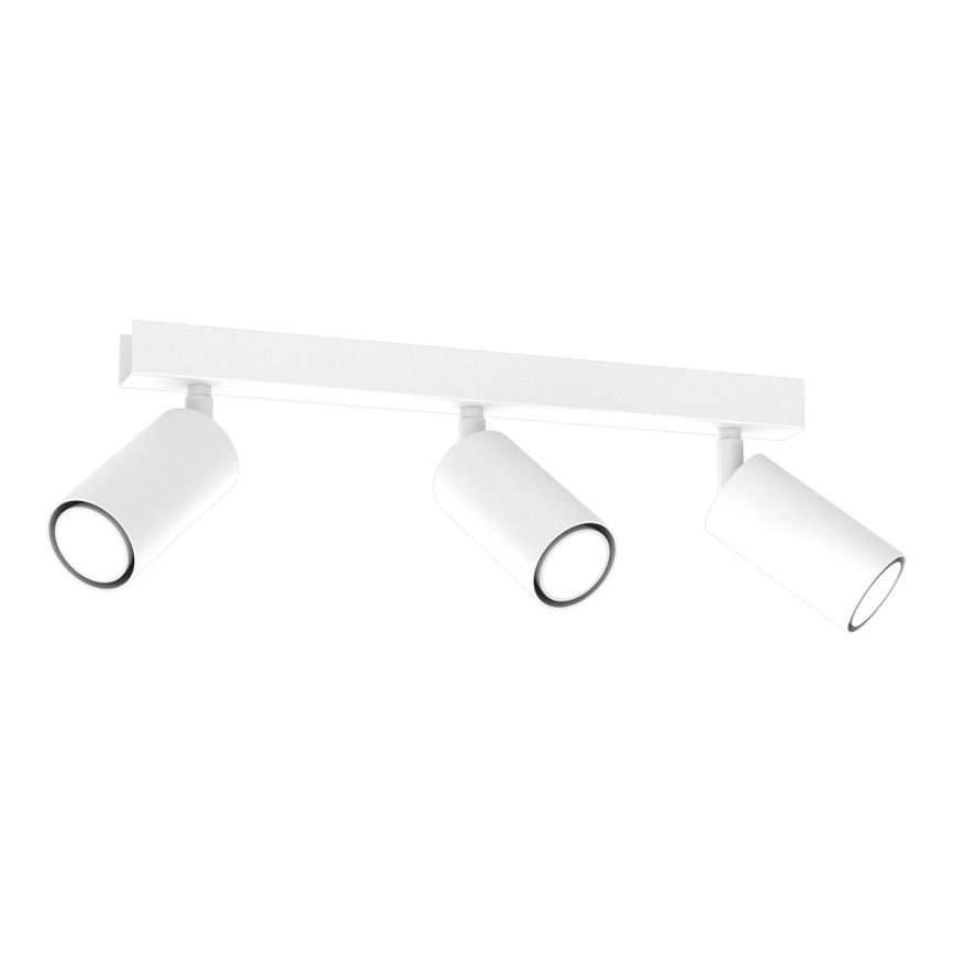 Luce Spot HUDSON 3xGU10/8W/230V bianco