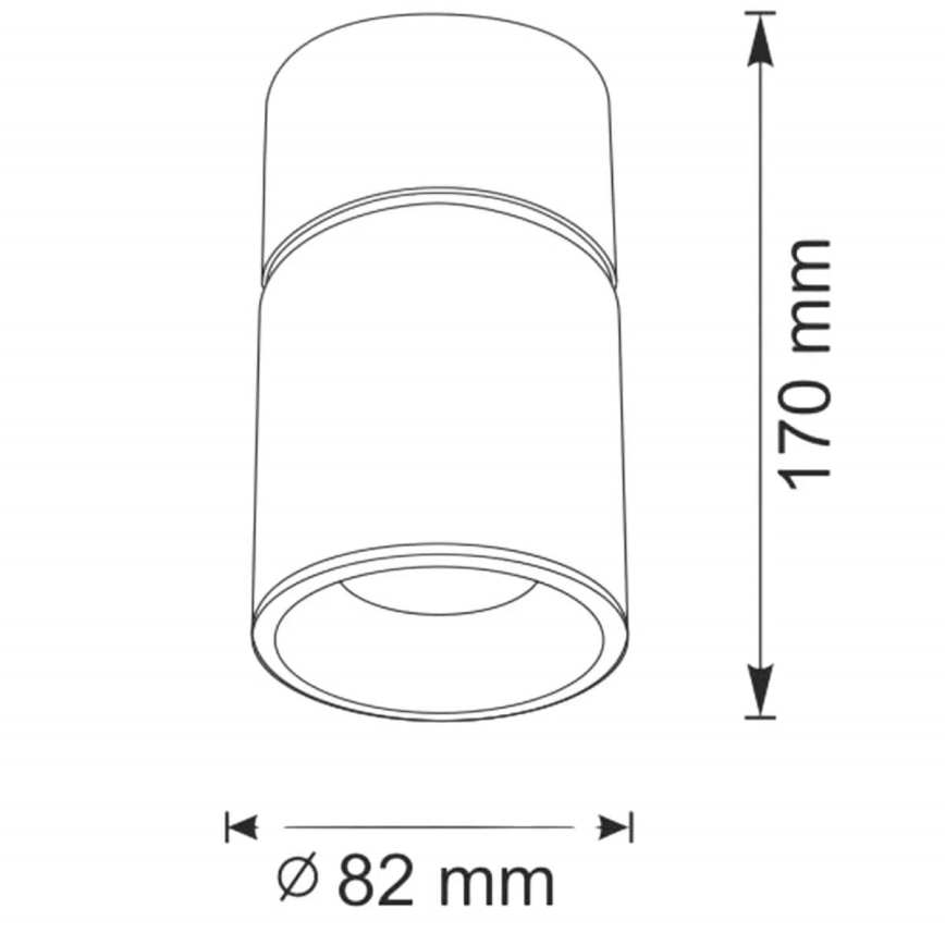 Luce Spot NIXA 1xGU10/10W/230V bianco/oro