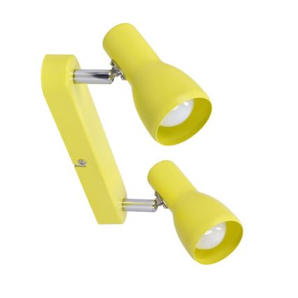 Luce Spot PICARDO 2xE14/40W/230V giallo