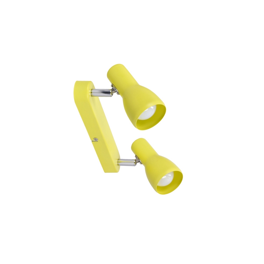Luce Spot PICARDO 2xE14/40W/230V giallo