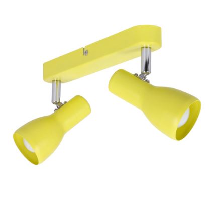 Luce Spot PICARDO 2xE14/40W/230V giallo
