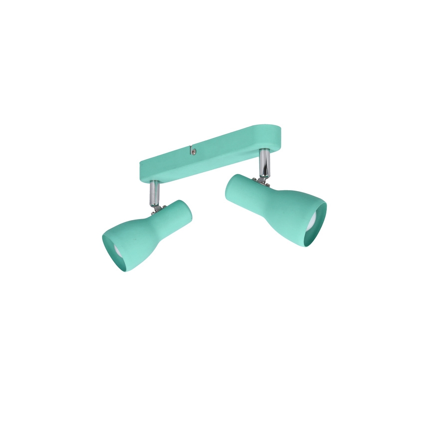 Luce Spot PICARDO 2xE14/40W/230V turchese