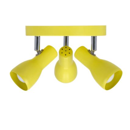 Luce Spot PICARDO 3xE14/40W/230V giallo