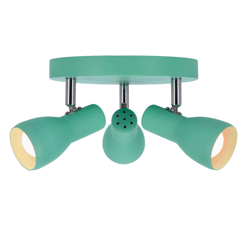 Luce Spot PICARDO 3xE14/40W/230V turchese