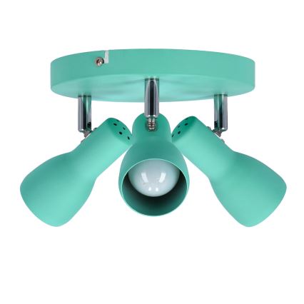 Luce Spot PICARDO 3xE14/40W/230V turchese