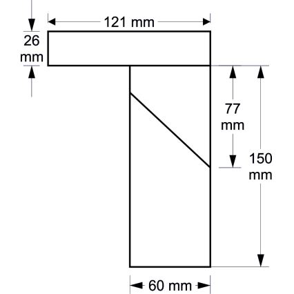 Luce Spot RACHID 1xGU10/30W/230V bianco