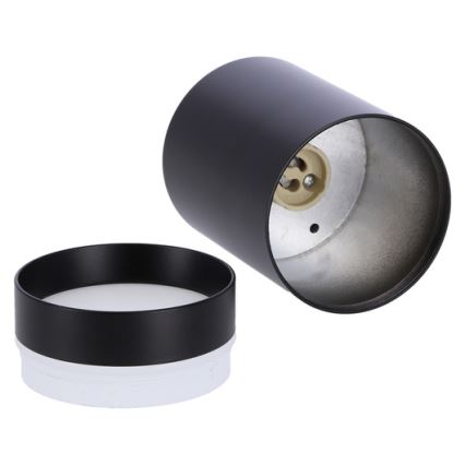 Luce Spot TUBA 1xGU10/15W/230V nero