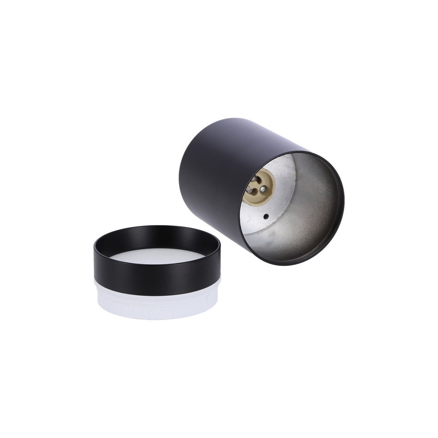Luce Spot TUBA 1xGU10/15W/230V nero