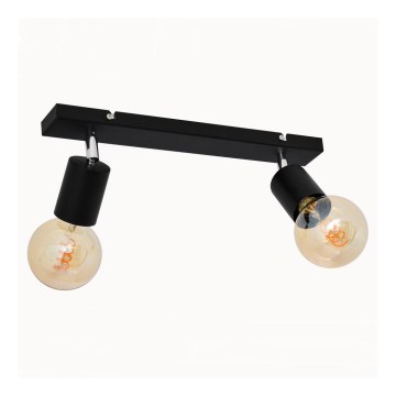 Luce Spot TUNE 2xE27/20W/230V nero