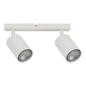 Luce Spot ZOOM 2xGU10/25W/230V bianco