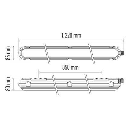 Luce tecnica LED LED/36W/230V IP66