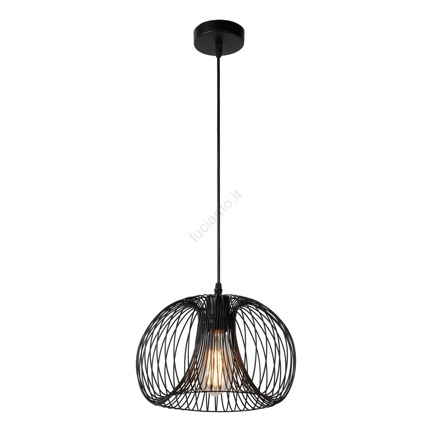 Paulmann 79686 - 3xE27/20W Lampadario a sospensione con filo NEORDIC LISKA 230V noce