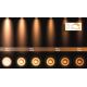 Lucide 09921/12/30 - Faretto LED dimmerabile FEDLER 1xGU10/12W/230V 2200-3000K CRI95 nero