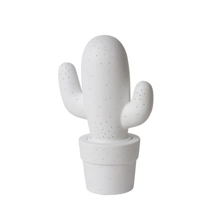 Lucide 13513/01/31 - Lampada da tavolo CACTUS 1xE14/40W/230V bianco