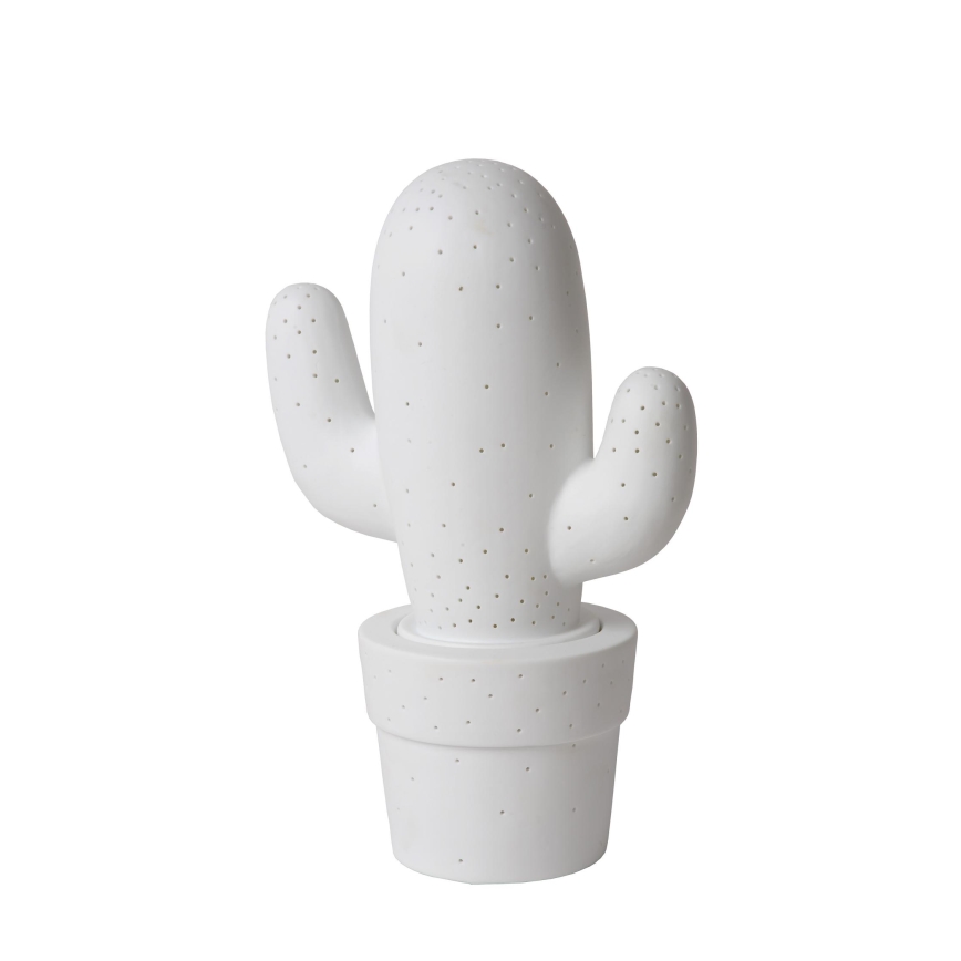 Lucide 13513/01/31 - Lampada da tavolo CACTUS 1xE14/40W/230V bianco