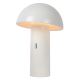 Lucide 15599/06/31 - Lampada da tavolo dimmerabile LED FUNGO LED/7,5W/230V bianca