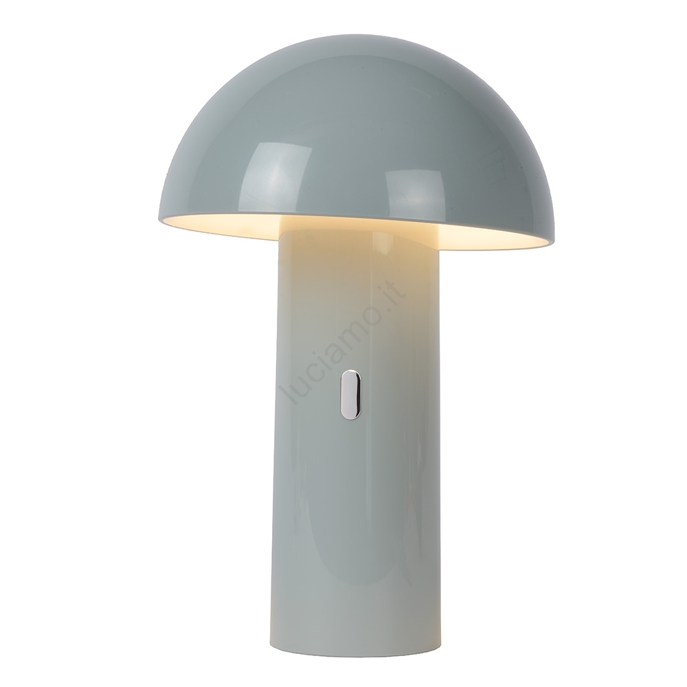 Lucide 155990636 Lampada Da Tavolo Led Dimmerabile Fungo Led75w230v Grigia