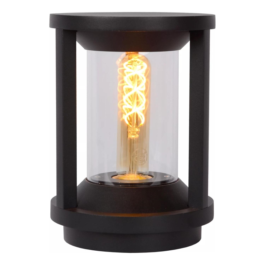 Lucide 15804/22/30 - Lampada da esterno CADIX 1xE27/15W/230V 22 cm IP65 nero