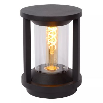Lucide 15804/22/30 - Lampada da esterno CADIX 1xE27/15W/230V 22 cm IP65 nero