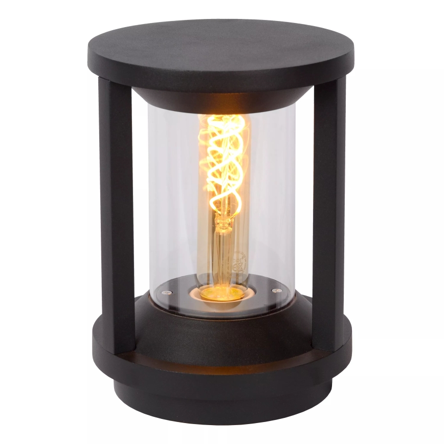Lucide 15804/22/30 - Lampada da esterno CADIX 1xE27/15W/230V 22 cm IP65 nero