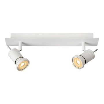 Lucide 17990/10/31 - Faretto LED TWINNY-LED 2xGU10/4,5W/230V bianco