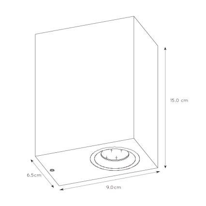 Lucide 22860/10/31 - LED Applique da esterno dimmerabile ZORA 2xGU10/5W/230V IP44