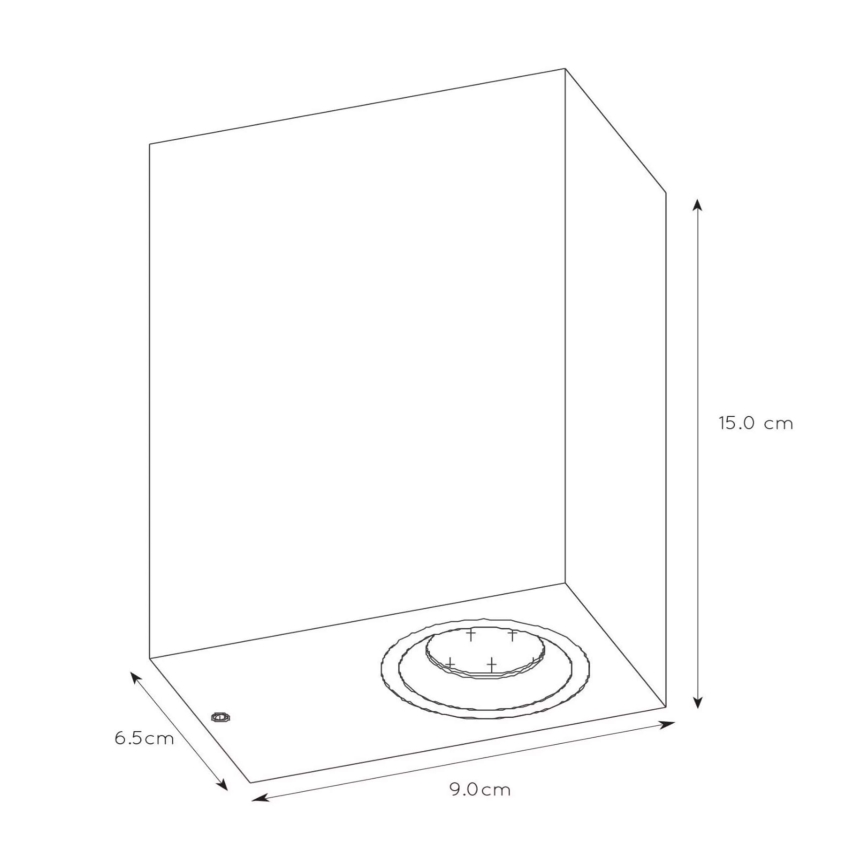Lucide 22860/10/31 - LED Applique da esterno dimmerabile ZORA 2xGU10/5W/230V IP44