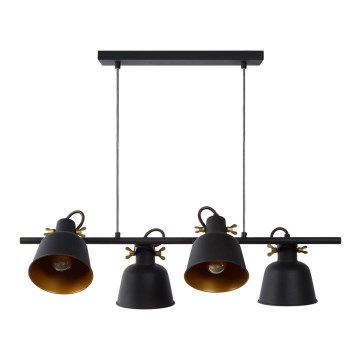 Lucide 45380/04/30 - Lampadario su filo PIA 4xE27/60W/230V