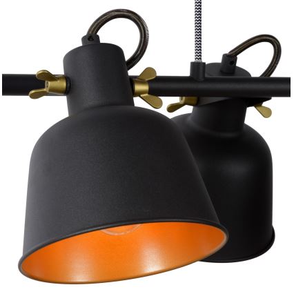 Lucide 45380/04/30 - Lampadario su filo PIA 4xE27/60W/230V