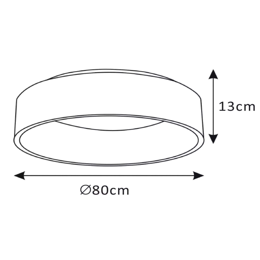 Lucide 46100/80/31 - Lampada da soffitto dimmerabile a LED TALOWE LED/80W/230V ? 80 cm