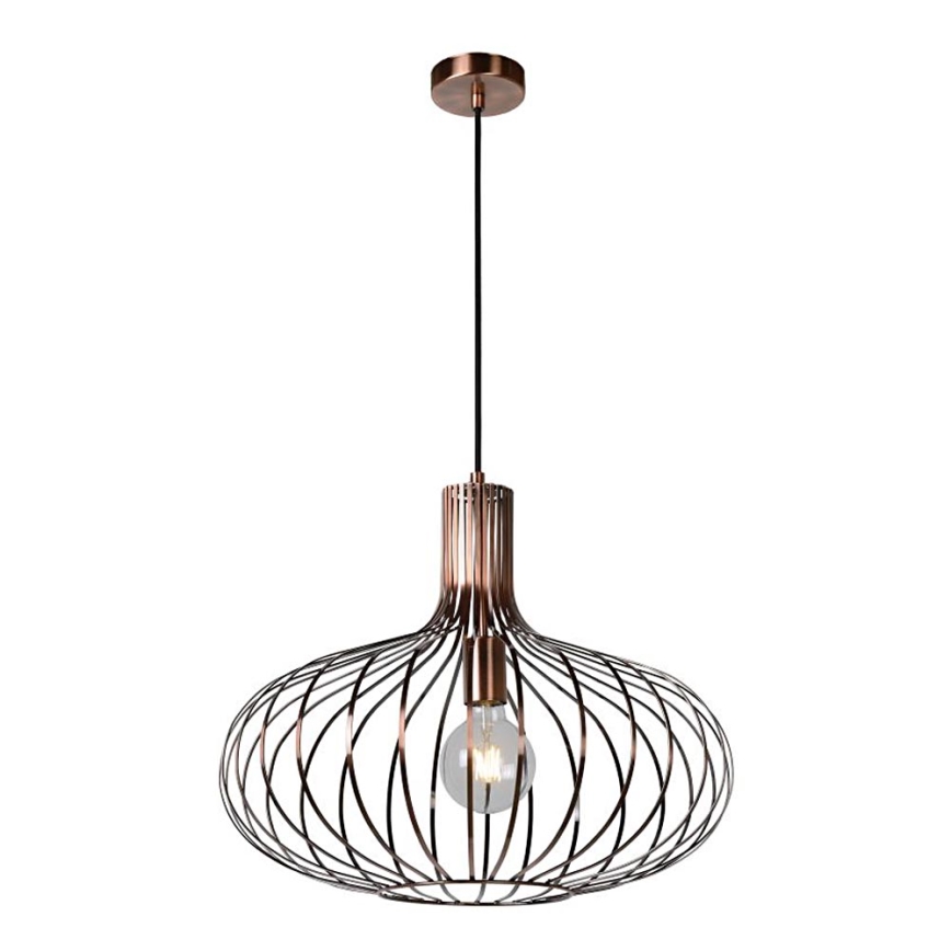 Lucide 50 A Manuela 1xe27 78374 Rame 50 Sospensione Cm 60w 230v 17Lampada Ifymb6vY7g