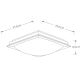 Lucide 79172/13/12 - Plafoniera LED Dimmerabile GENTLY LED/12W/230V IP21