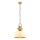 Lustra MONZA 1xE27/40W/230V, diametro 30 cm, crema/bronzo