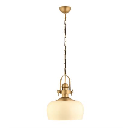 Lustra MONZA 1xE27/40W/230V, diametro 30 cm, crema/bronzo