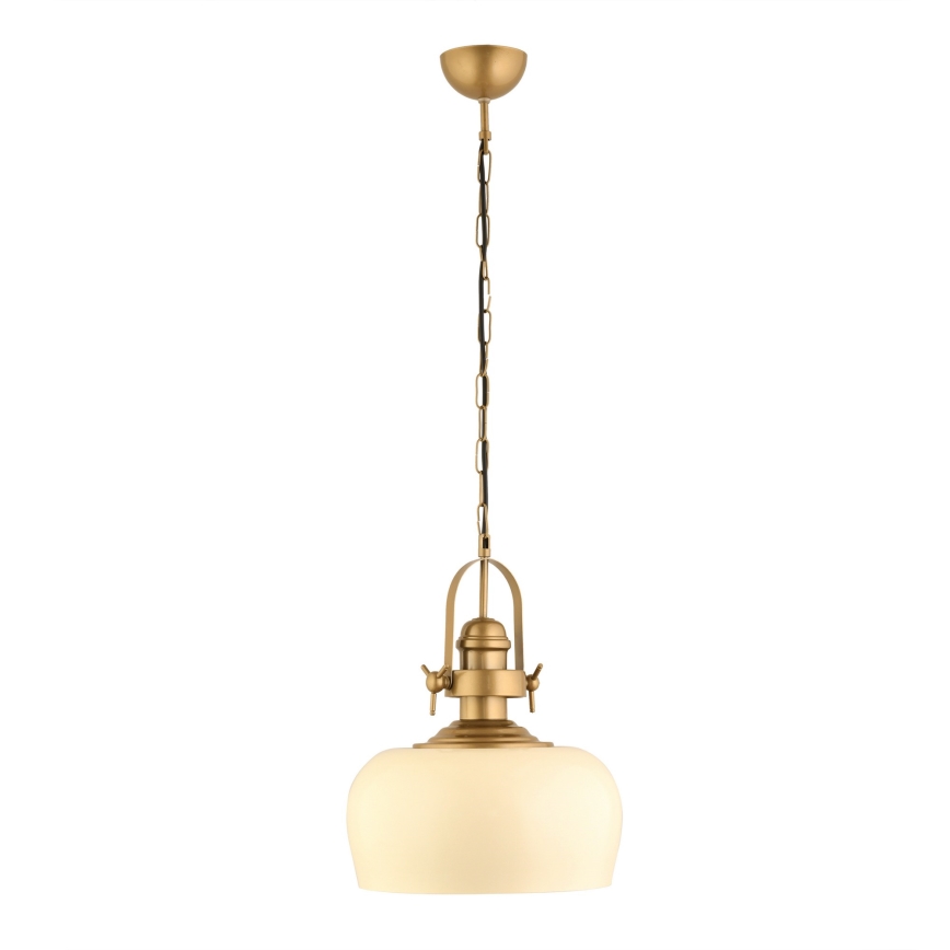 Lustra MONZA 1xE27/40W/230V, diametro 30 cm, crema/bronzo