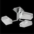 Luxera 1595 - Vetro di ricambio per lampadario RONDA G9
