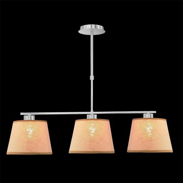 LUXERA 18066 - Lampadario COMBO 3xE27/60W beige