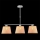 LUXERA 18066 - Lampadario COMBO 3xE27/60W beige