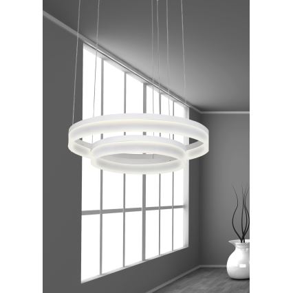 LUXERA 18408 - Lampadario a sospensione con filo LED dimmerabile VEDUA LED/78W/230V