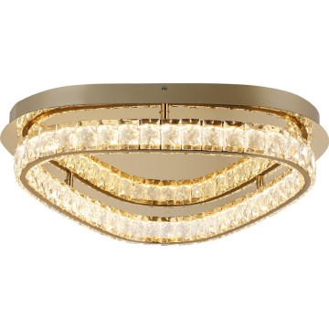 LUXERA 46150 - Plafoniera LED MIST, 32W, 230V, 4000K, Ø 50 cm, dorata