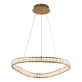 LUXERA 46151 - Lampadario sospeso con cavo MIST LED/43W/230V 4000K dorato