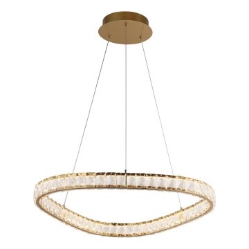 LUXERA 46151 - Lampadario sospeso con cavo MIST LED/43W/230V 4000K dorato