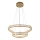 LUXERA 46152 - Lampadario LED a sospensione con cavo MIST LED/65W/230V 4000K dorato