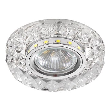LUXERA 71074 - Lampada da incasso LED CRYSTALS 1xGU10/50W/230V + LED/3W STRIP