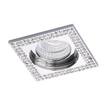 LUXERA 71077 - Lampada da incasso CRYSTALS 1xGU10/50W/230V cristallo