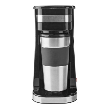 Macchina da caffè per una tazza (0,4 l) con tazza da viaggio