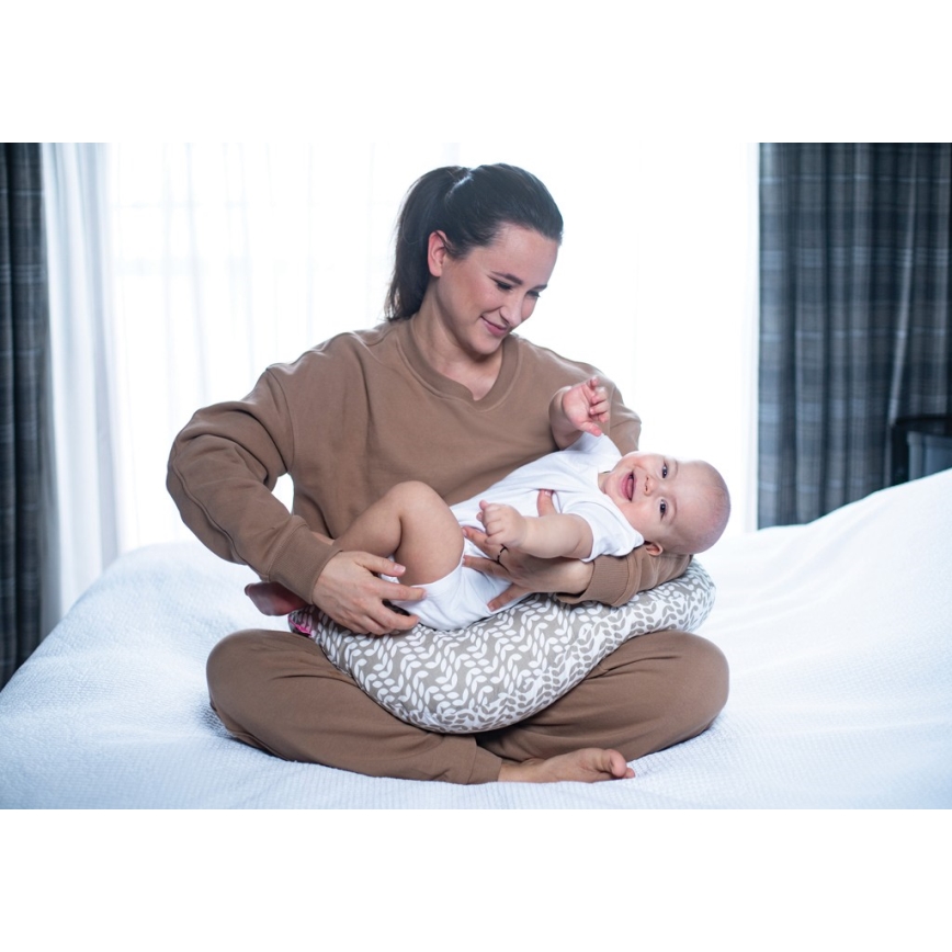 MADRE - Cuscino da allattamento CLASSICS marrone
