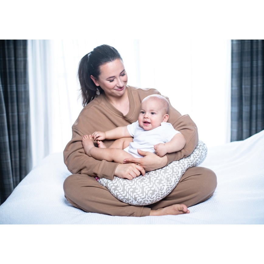 MADRE - Cuscino da allattamento CLASSICS marrone