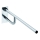 Maniglia 10,3x25,3 cm acciaio inox/argento