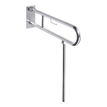 Maniglia 10x25 cm in acciaio inossidabile, finitura argento